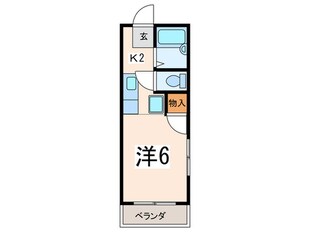 コ－ポふじの物件間取画像